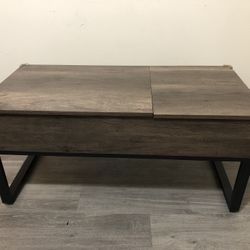 Coffee Table Medium Taupe Wood