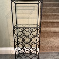 Wine rack W/ Glass Shelves