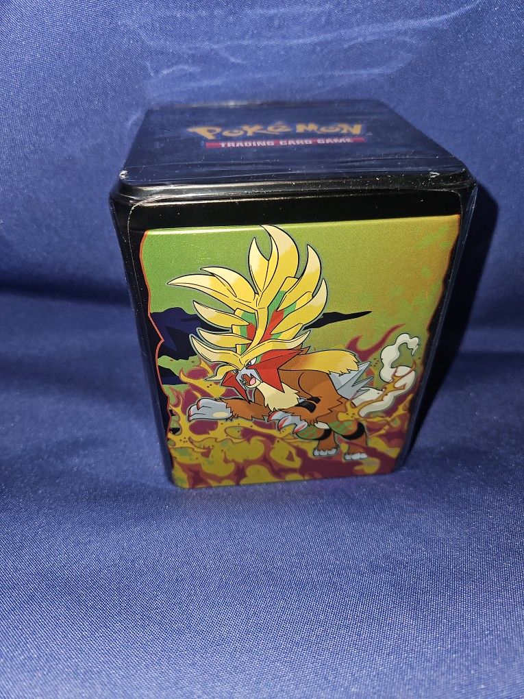 Pokemon TCG Stacking Tin, Factory Sealed, 2025 3 Booster Pks, 2 Stickers!