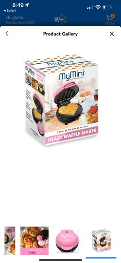 Mini Waffle Maker 2 For $15
