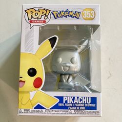 Pokémon Funko Pop Silver Pikachu #353