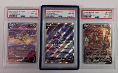 Suicune Raikou Entei PSA 10 POKEMON