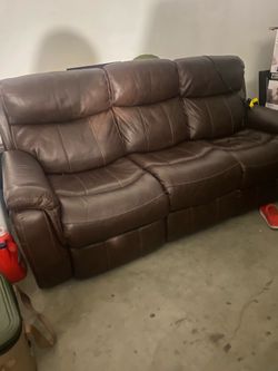 Leather sofa