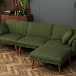 Sleeper Secetional Sofa With Ottoman