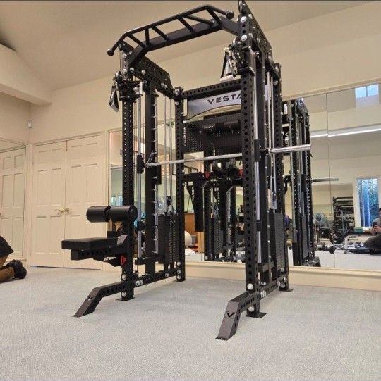 NEW Vesta Pro Series 3in1 Squat Rack | Functional Trainer | Smith Machine | Pulley System |🔴WEIGHTS,BAR, & BENCH SOLD SEPARATELY 🔴 FREE DELIVERY🚚