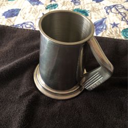 Pewter Stein with golf club handle￼