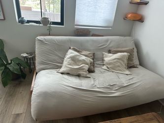 The futon shop queen size futon mattress and wood frame
