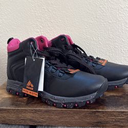 🥾New RBX Hiking Boots Size 6.5 Wide Pink & Black – Perfect for Spring/Summer