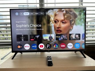 TCL 32-inch 1080p Google TV with Remote - Great Condition
