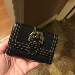Black Coach wallet