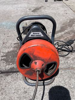 Mini rooter drain cleaner