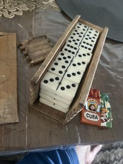 Cuban Dominoes With Magnet 