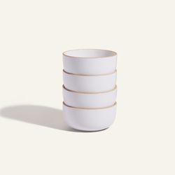 Our Place Soup Bowls - Set of Four  Size 6” Handcrafted Ceramic Bowls | Versatile for Soups, Oats, & Desserts | Chip-Resistant, Large 43.3'' x32-Grade