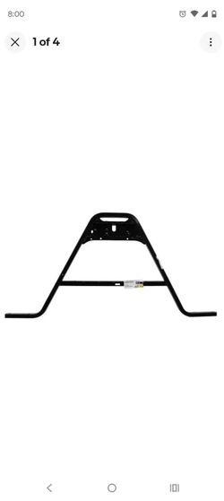 Center support for radiator support brace