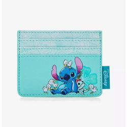 DISNEY LOUNGEFLY STITCH WITH DUCKS CARDHOLDER 