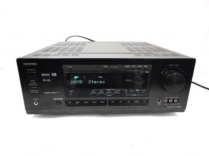 Onkyo TX-DS676 Surround Sound Receiver - No Remote