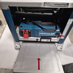 Hercules 12-1/2" Portable Thickness Planer – Like New (Used Once)