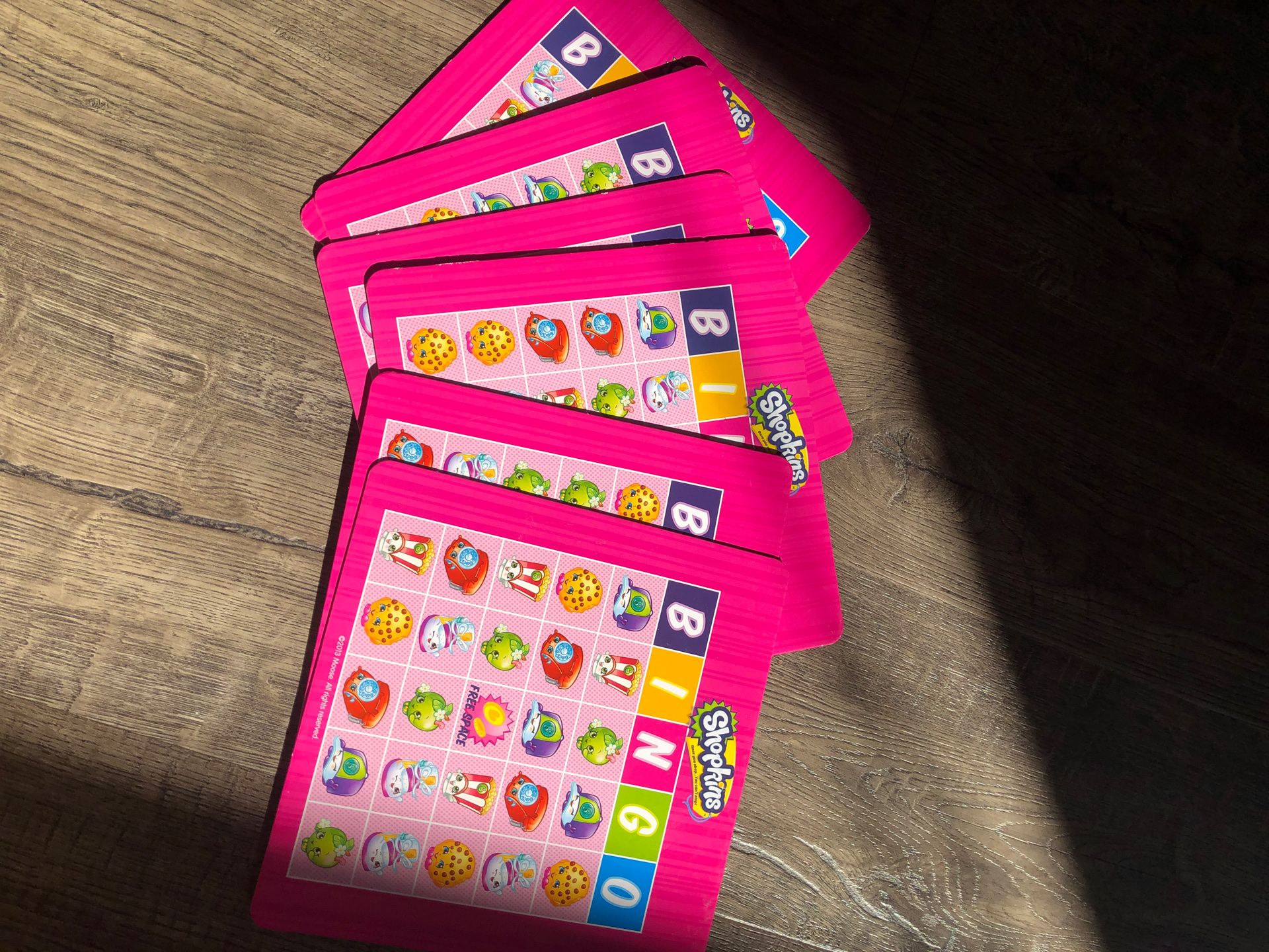 Shopkins bingo