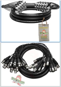 Fat Toad 16-Channel XLR Snake Cable 10 Feet