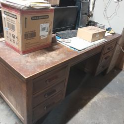 Big Wooden Desk
