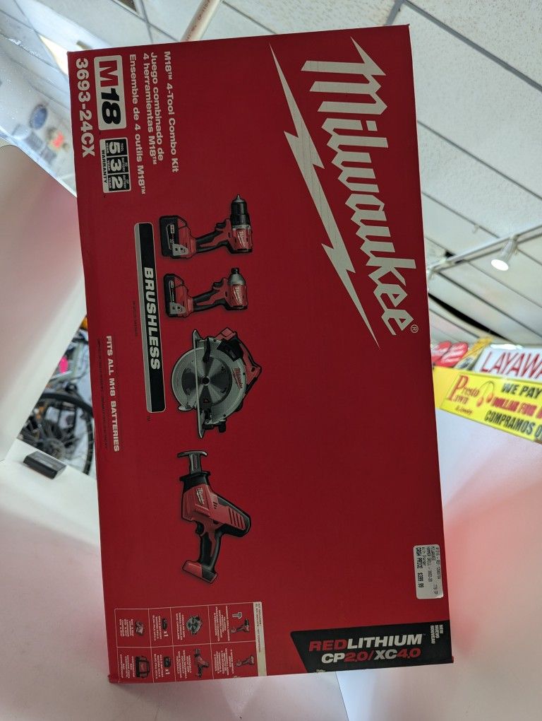 Milwaukee M18 4-tool Combo Kit