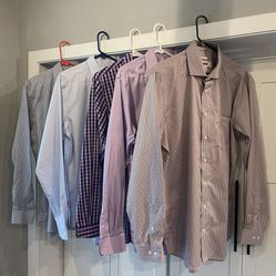5 Men’s Dress Shirts 