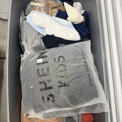 Large baby clothes and kids clothes lot