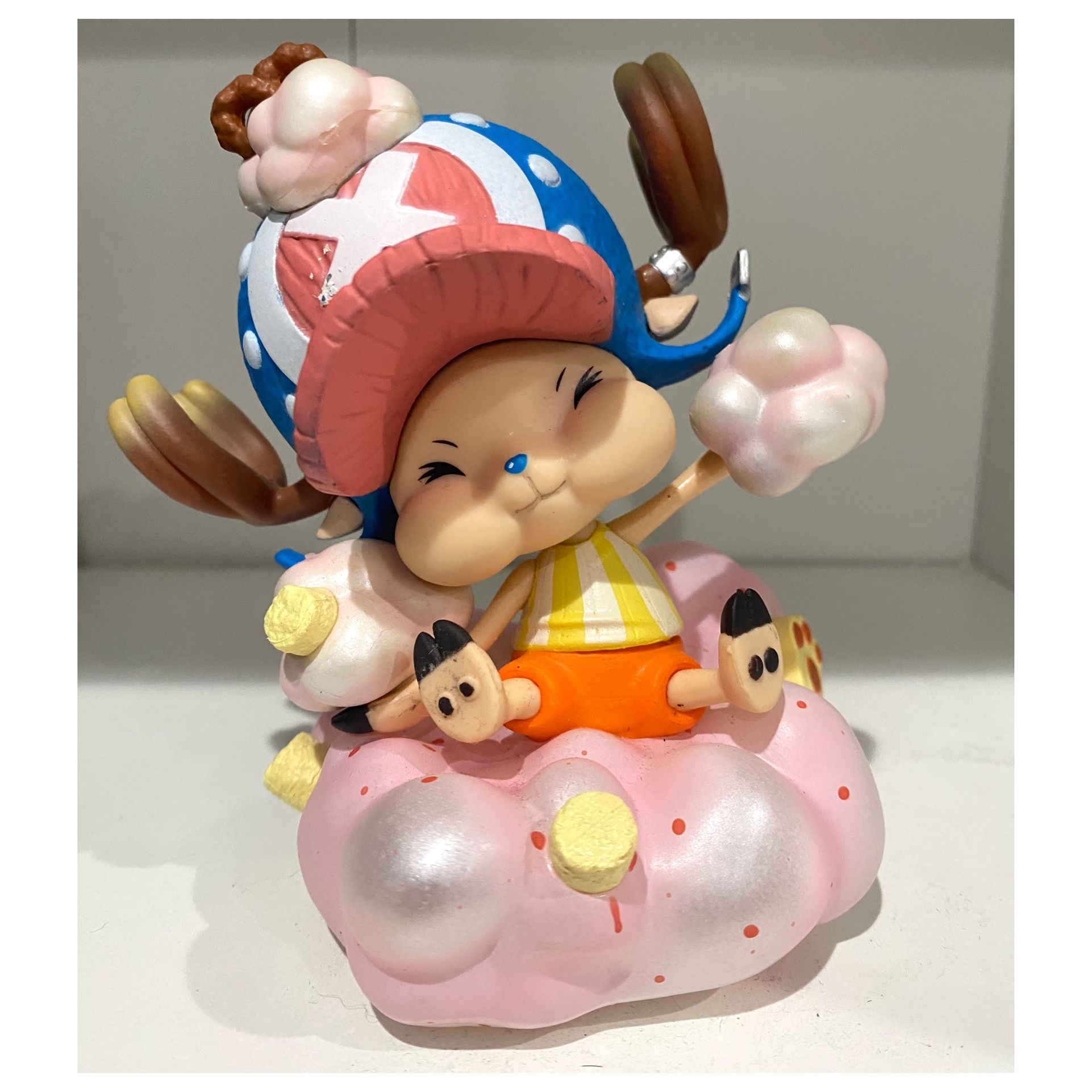 One Piece Tony Tony Chopper LED Light Resin Figure Statue Cotton Candy