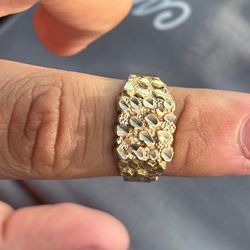 10kt Gold Nugget Ring