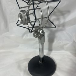 Atlas Sound Microphone Desk Stand DS7 Chrome Telescoping