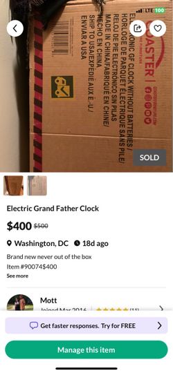 Electric Grand Father Clock