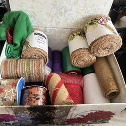 Box Of Crafting Supplies 