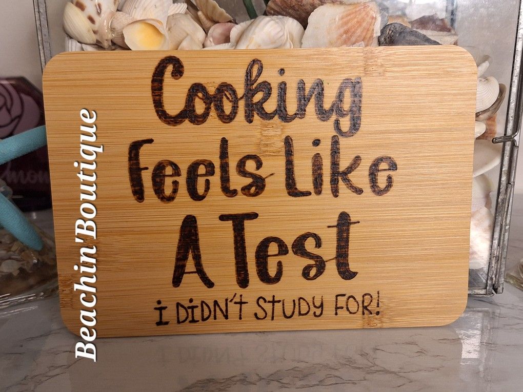 Cooking Test Cutting Charcuterie Board