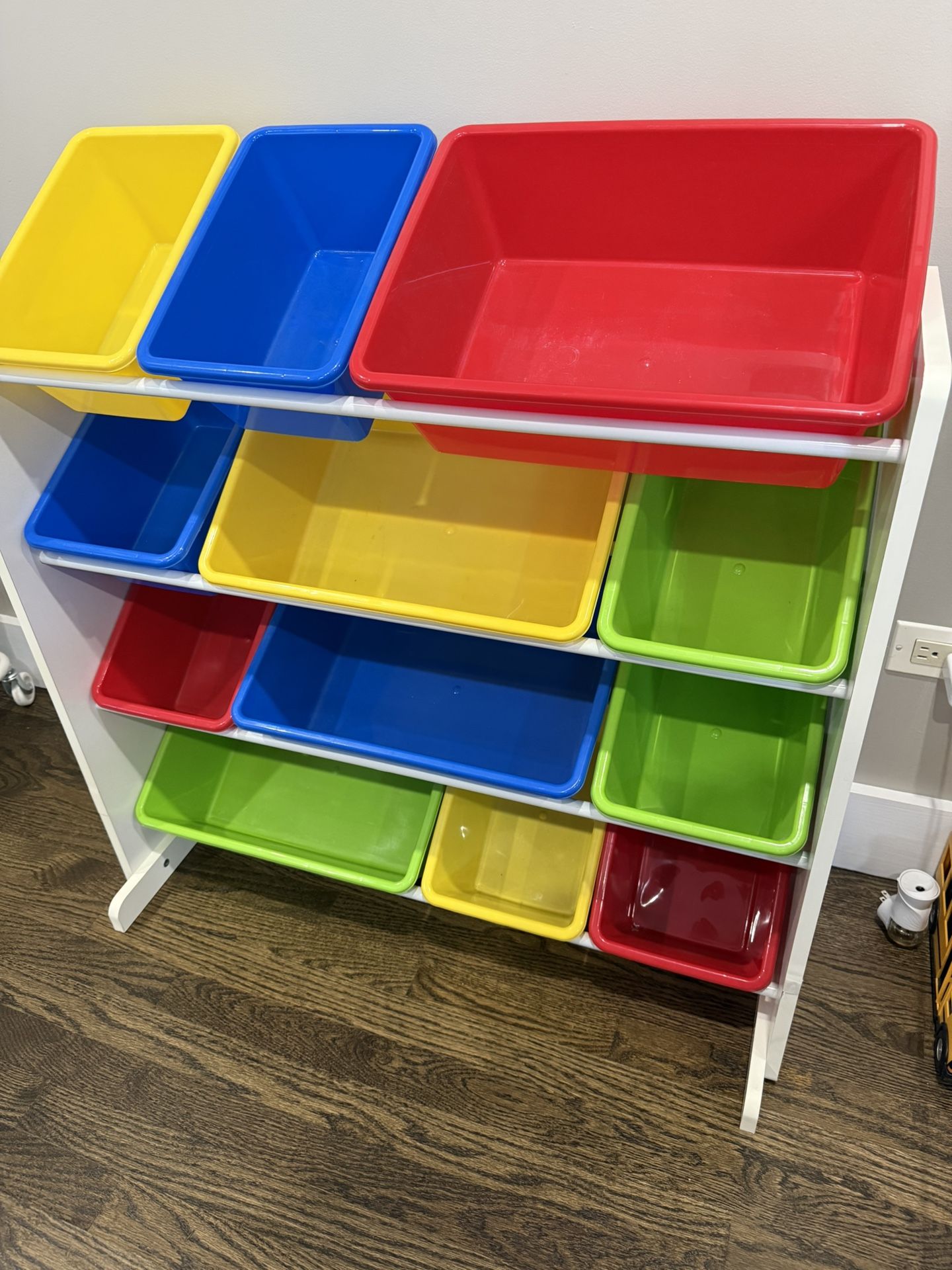 Toddler Toy Storage Organizer With 12 Bins