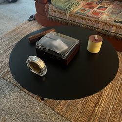 Black Metal  Coffee Table 