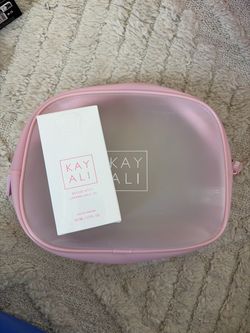 Kay Ali Caramel Milk Perfume + makeup bag