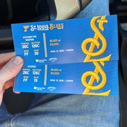 Blues v Oilers Tickets 