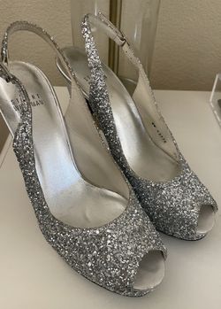 Stuart weitzman Glitter Heels Size 7.5 Women