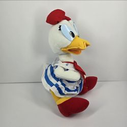 VTG Applause Daisy Duck Nautical Plush 12" Stuffed Animal Walt Disney Sailor
