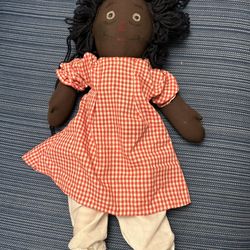 Black Raggedy Anne Type Doll