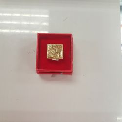 Mens Nugget Ring 10K 7.3G