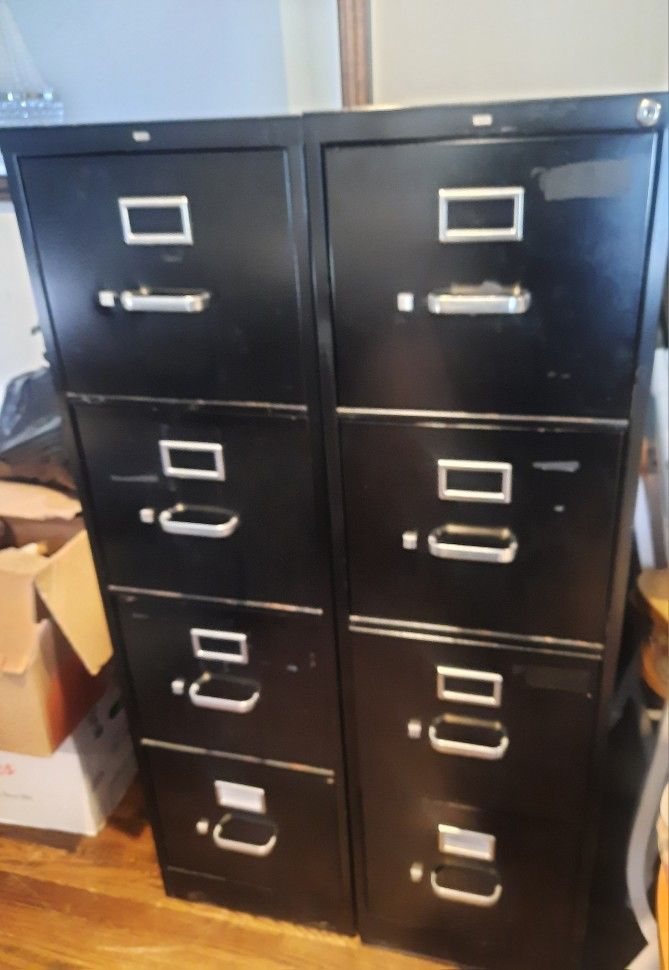 Upright 4 draw filing cabinet $95 each