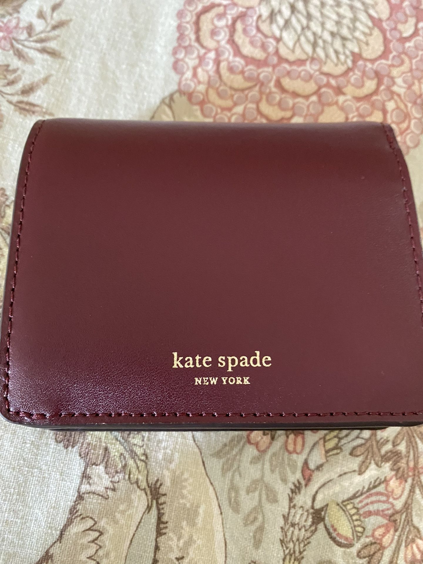 Small Burgundy Wallet. 
