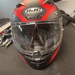 HjcI-10 Motorcycle Helmet Barley Used