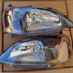 01-03 Honda Civic Headlights faros calaveras micas luces