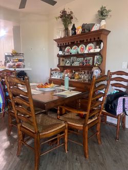 Table and hutch