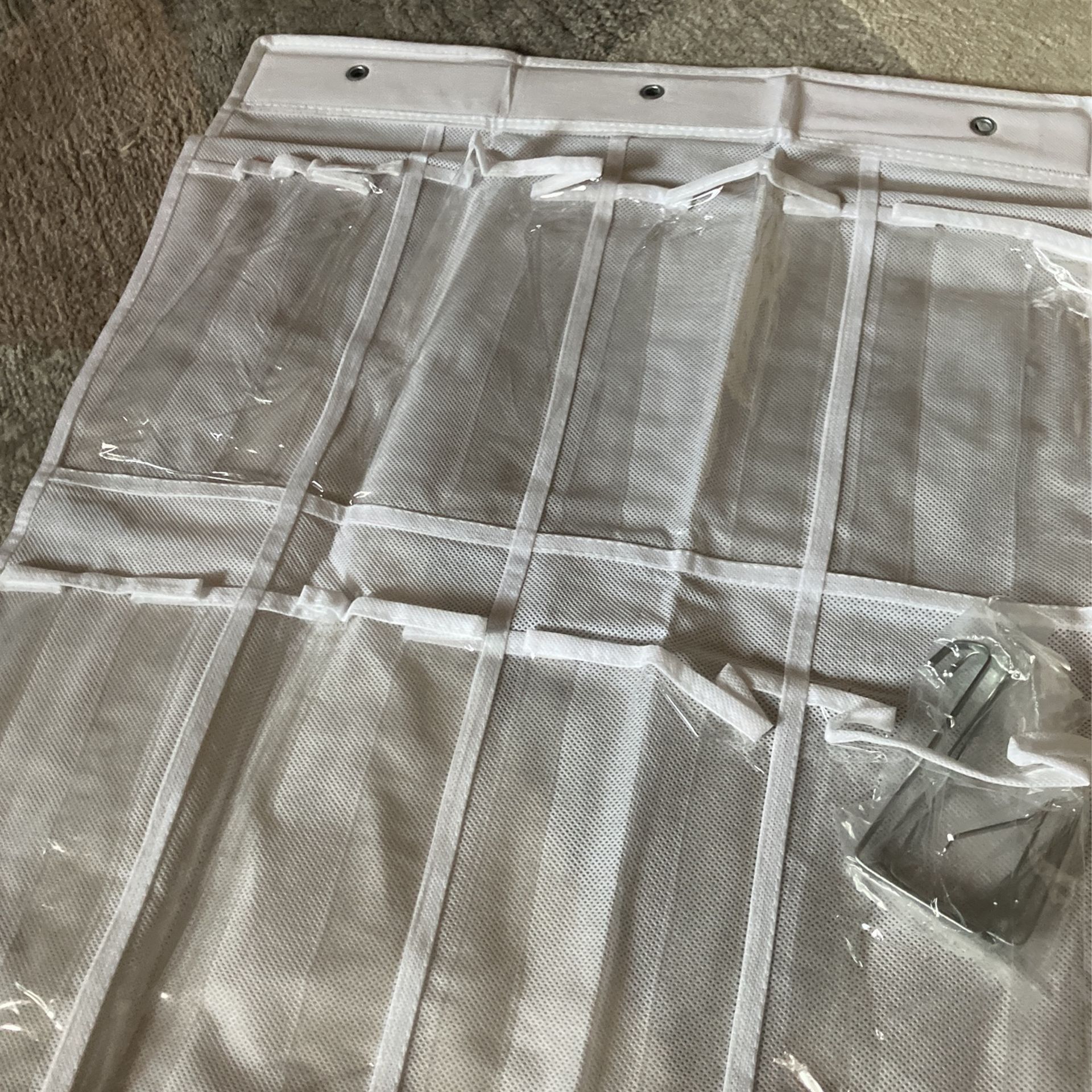 2 Laundry Bags, 2 24 Pocket Over The Door Shoe Organizer