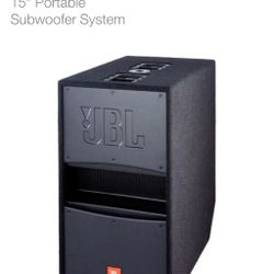 JBL Dual 15in Sub .  / Qsc Amp  