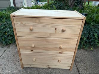 12x25x27 Solid Wood Dresser