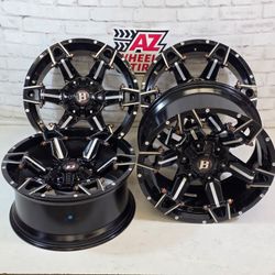 22" Ballistic 966 Wheels Rims Fits Tundra Silverado F150 6x139.7/6x135
